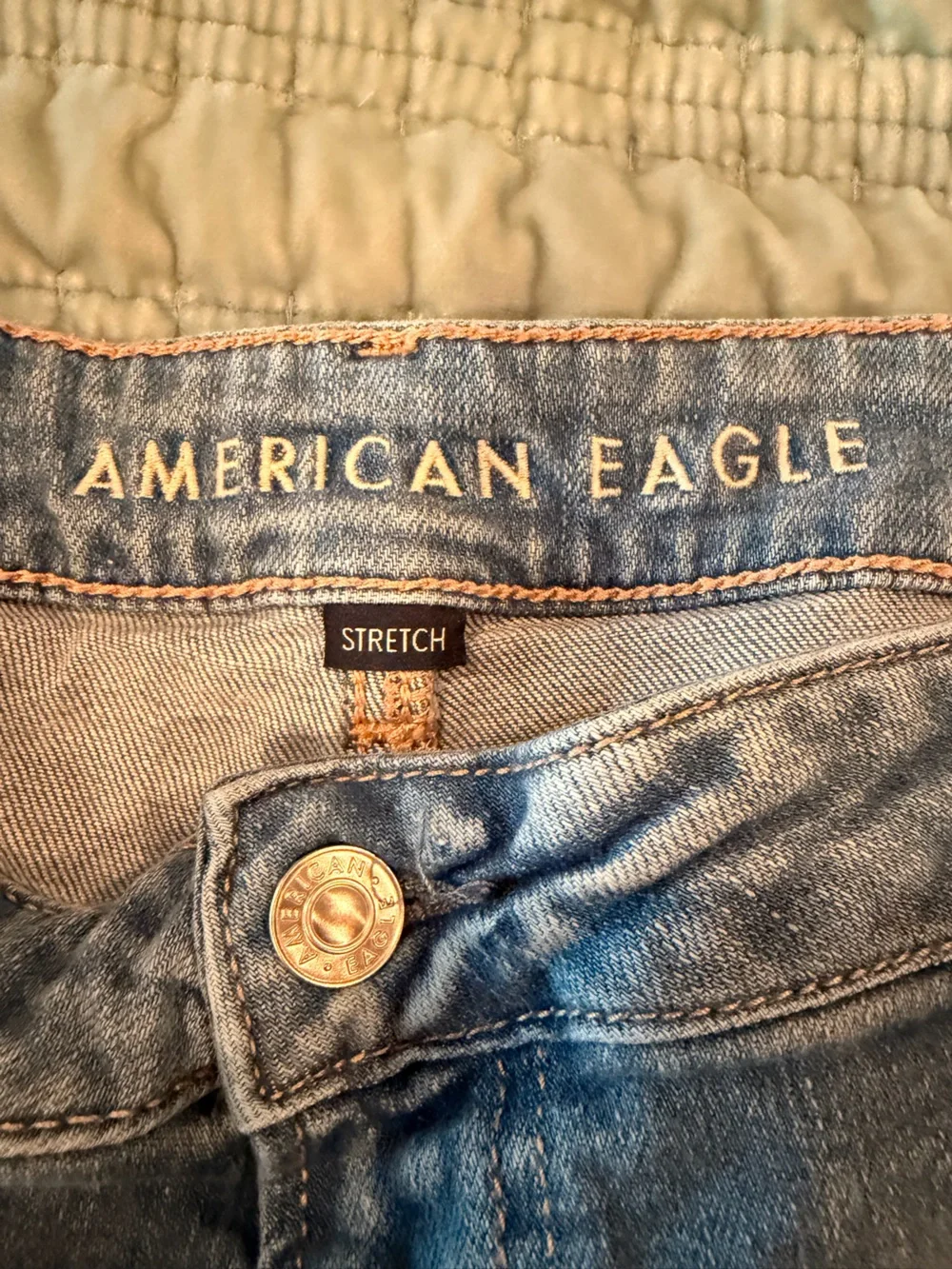 American Eagle - 8” dreamy drape stretch low rise baggy jort